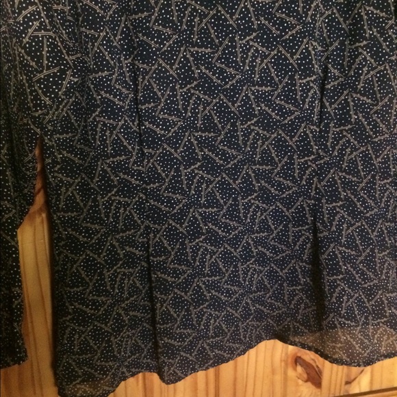 Vintage 80’s Shear Diversity Blouse - Picture 4 of 9